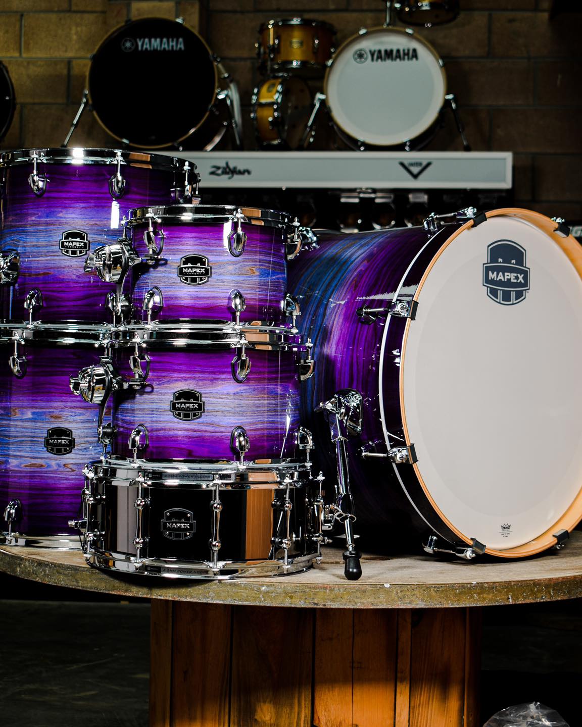 This 6-piece Mapex Armory Night Sky Burst StudioEase Fast shell