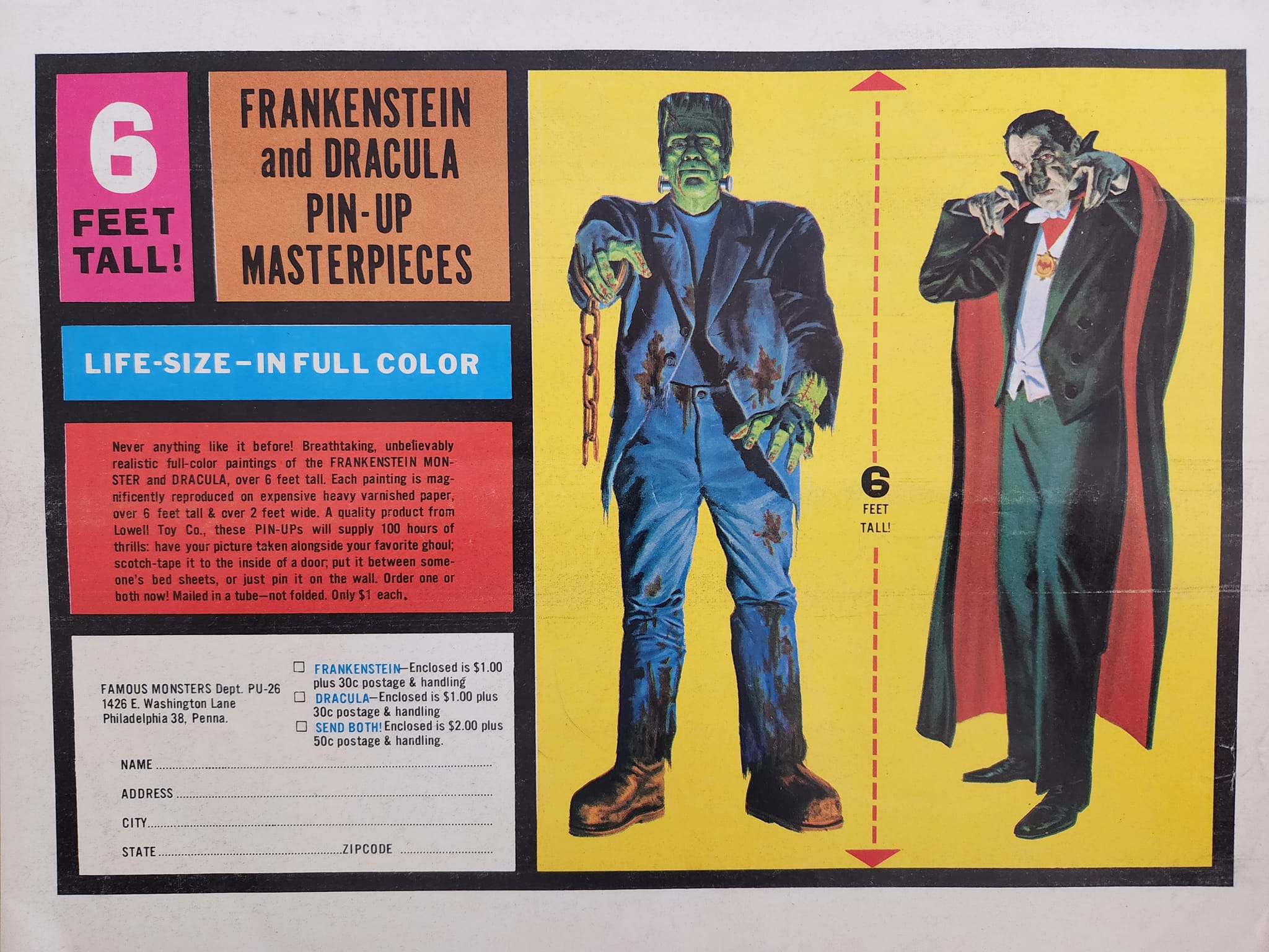 Just saw this on the last page of a 1978 Famous Monsters #149