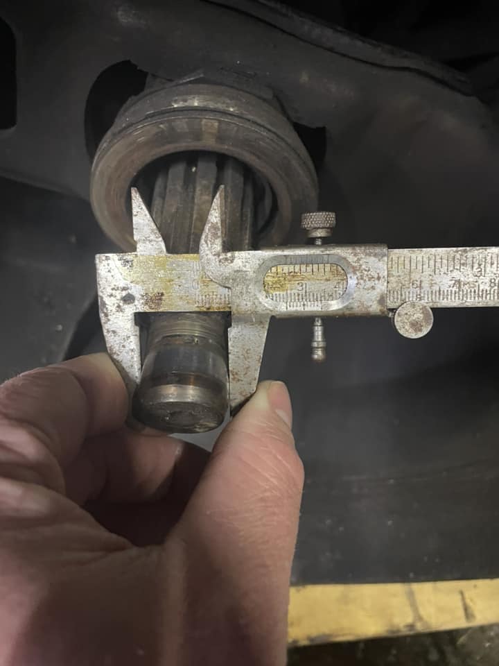 What is the factory spec for 6L ZF-6 input shaft OD?