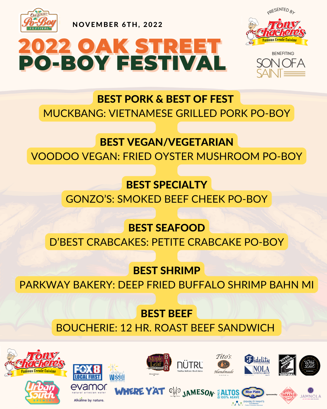 Oak Street Po Boy Festival Home Facebook