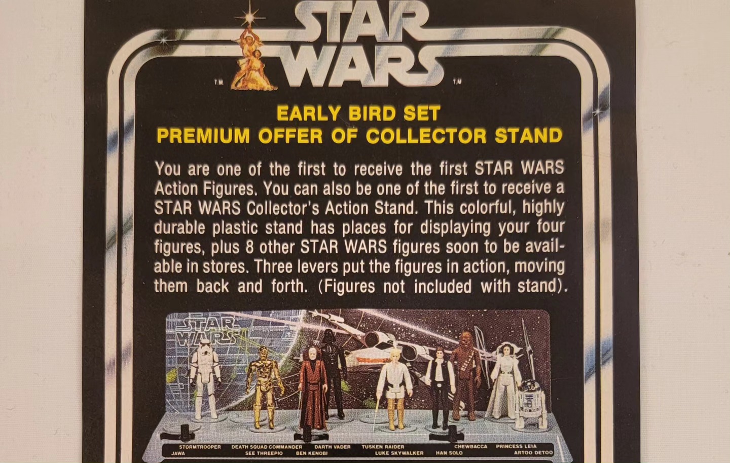 Before the figures ever hit store shelves, there was the Early