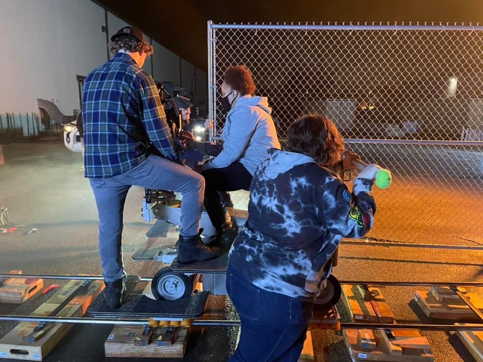 Trident Technical College - Film students on a night scene execution ...