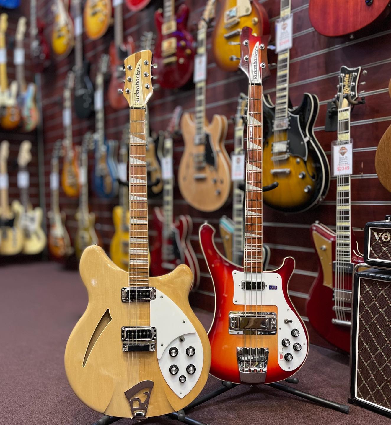 Rickenbacker 4001C64FG 1964 Fireglow Bass used in Saint Margaret
