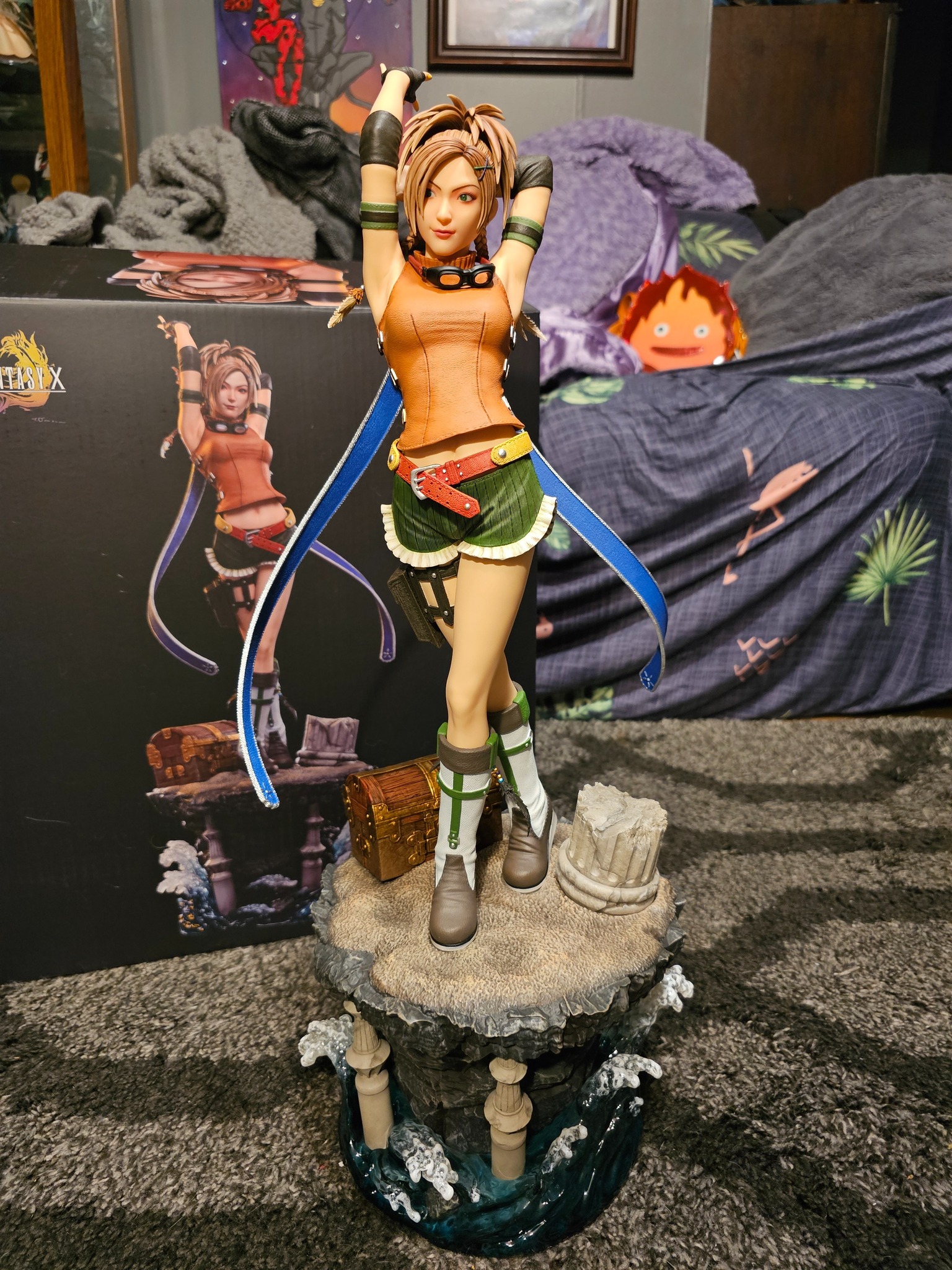 1:6 scale Rikku Final Fantasy X statue