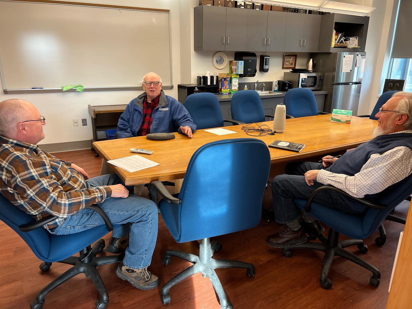 Professors Richard Messner and John LaCourse got to meet with one of ...