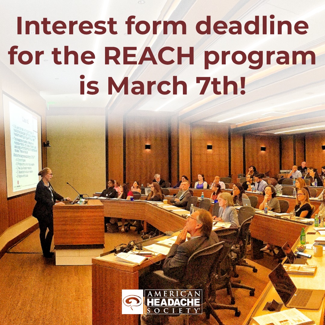 The AHS REACH program... - American Headache Society®