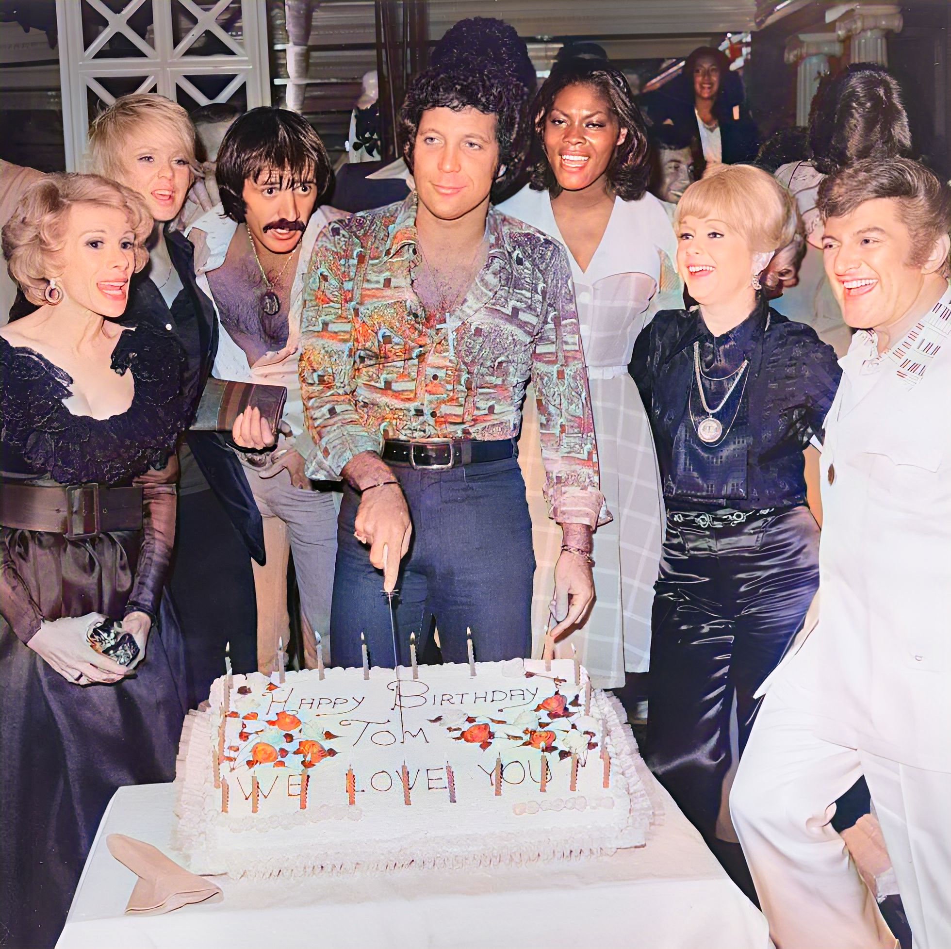 Tom Jones 34th birthday party in Las Vegas