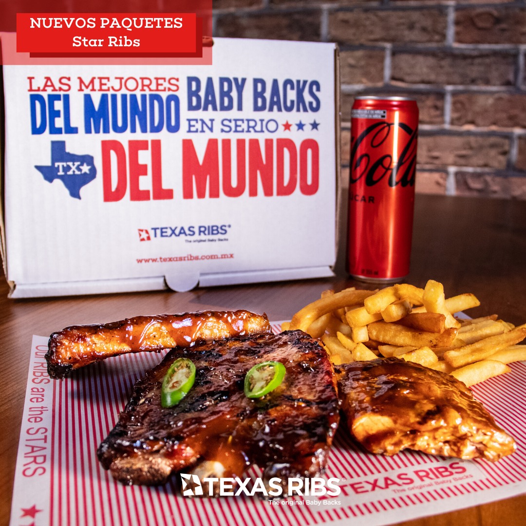 Texas Ribs - 2 huesos baby back + 2 huesos spare rib + 3... | Facebook