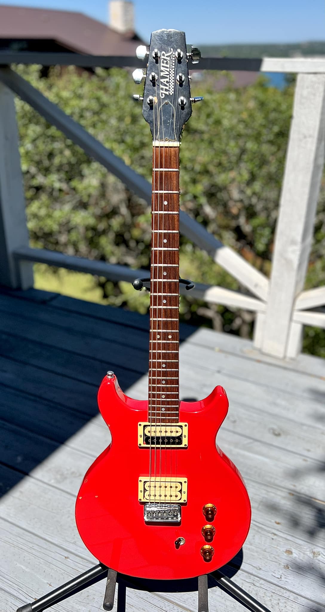 Check out this 1980 Hamer Special Electric Guitar in Natural — a