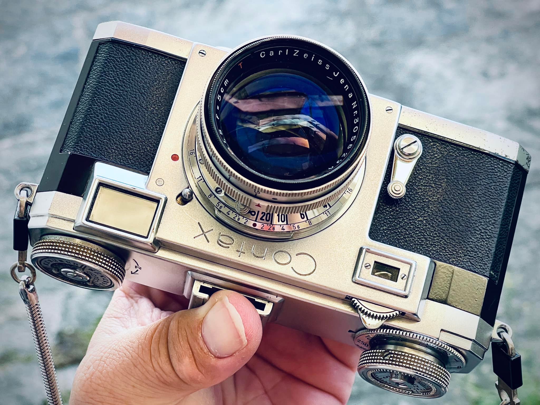 Contax IIA camera with Sonnar lens