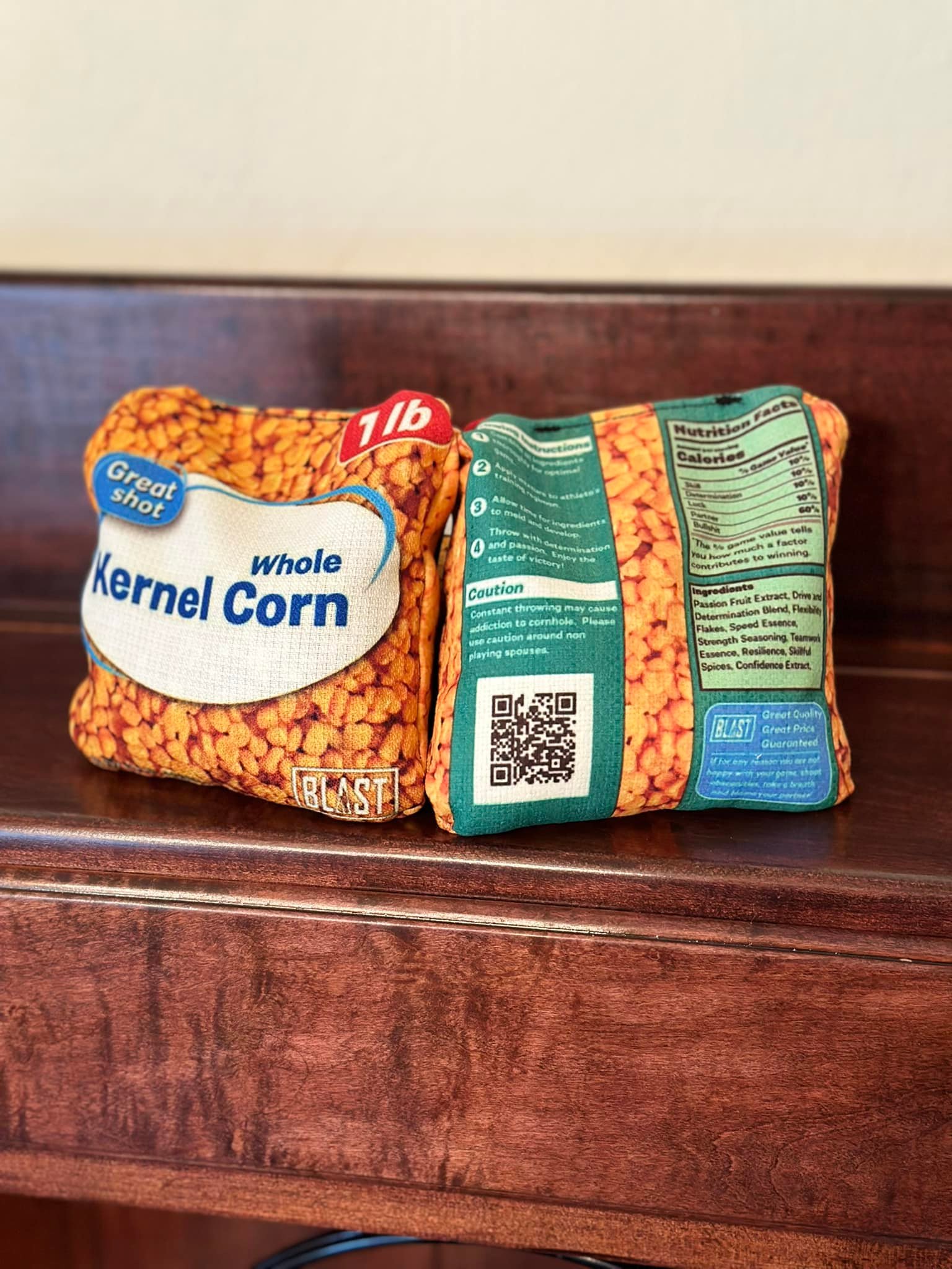Limited Edition Frozen Corn Design Cornhole Bags for Sale