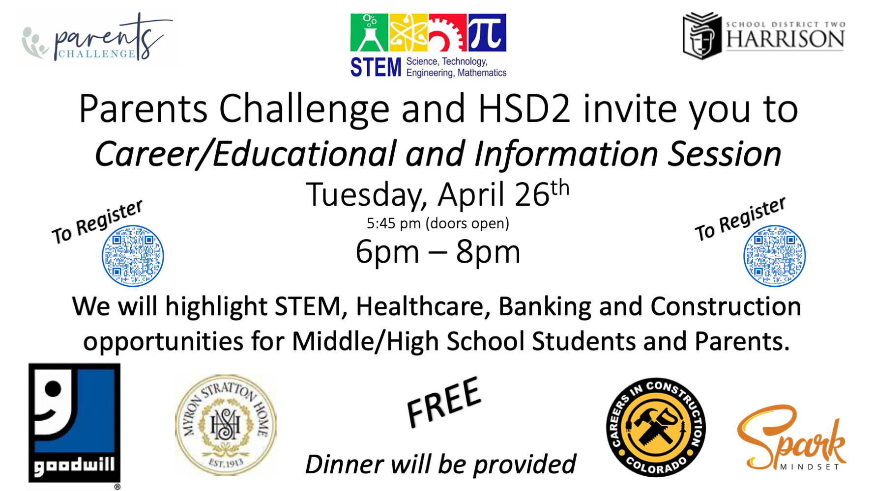Panorama - Parents Challenge and HSD2 invite you to Career/Educational ...