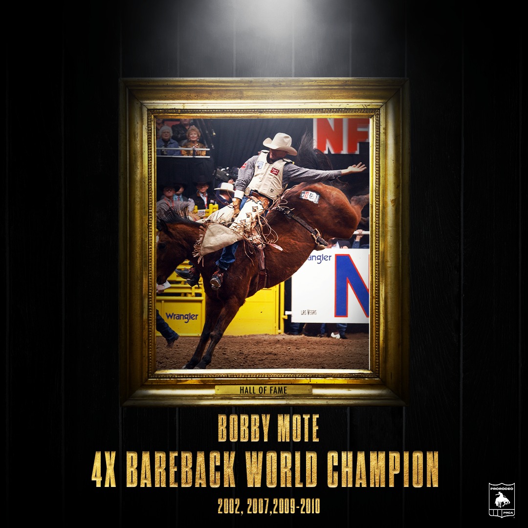 PRCA ProRodeo - The 4x Bareback World Champion Bobby Mote... | Facebook