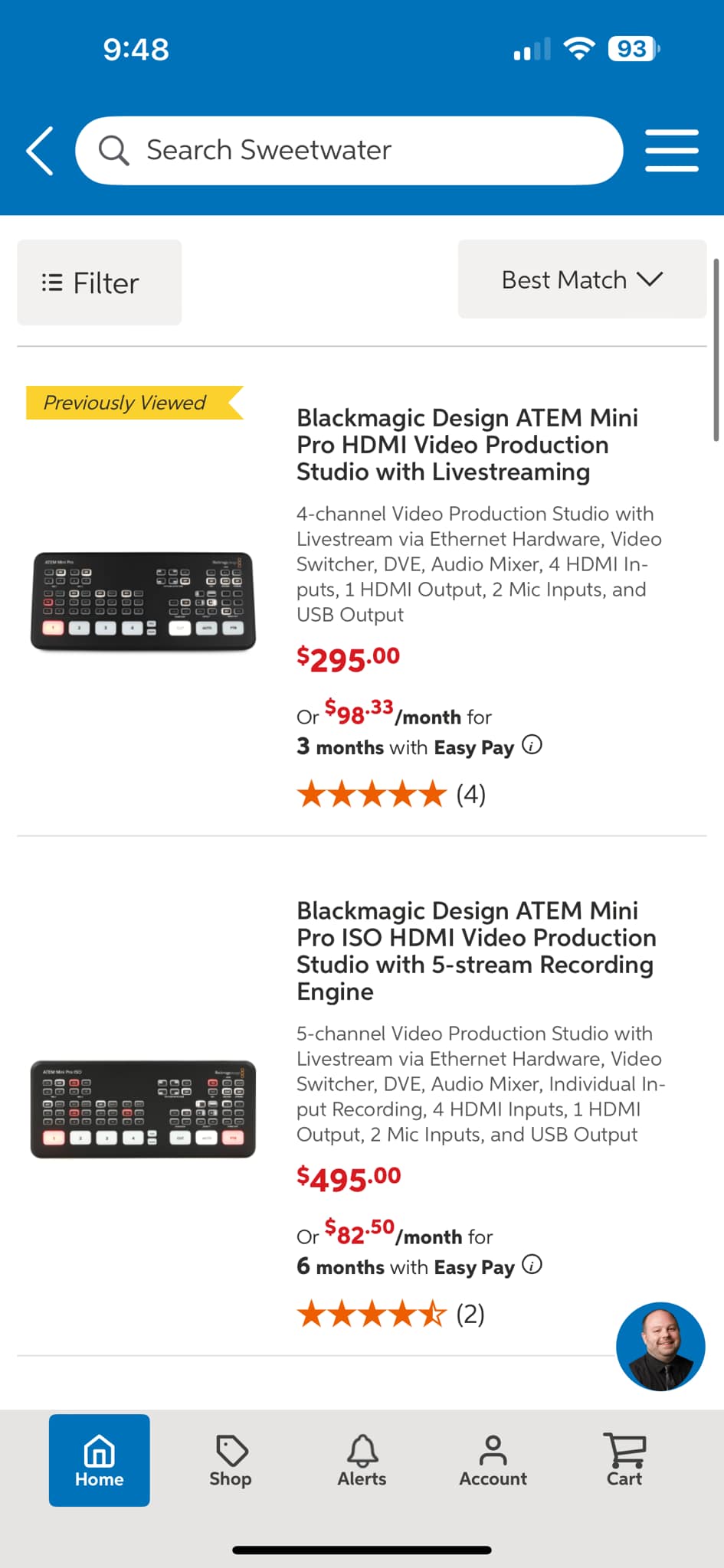 What is the difference between ATEM mini pro and iso for streaming