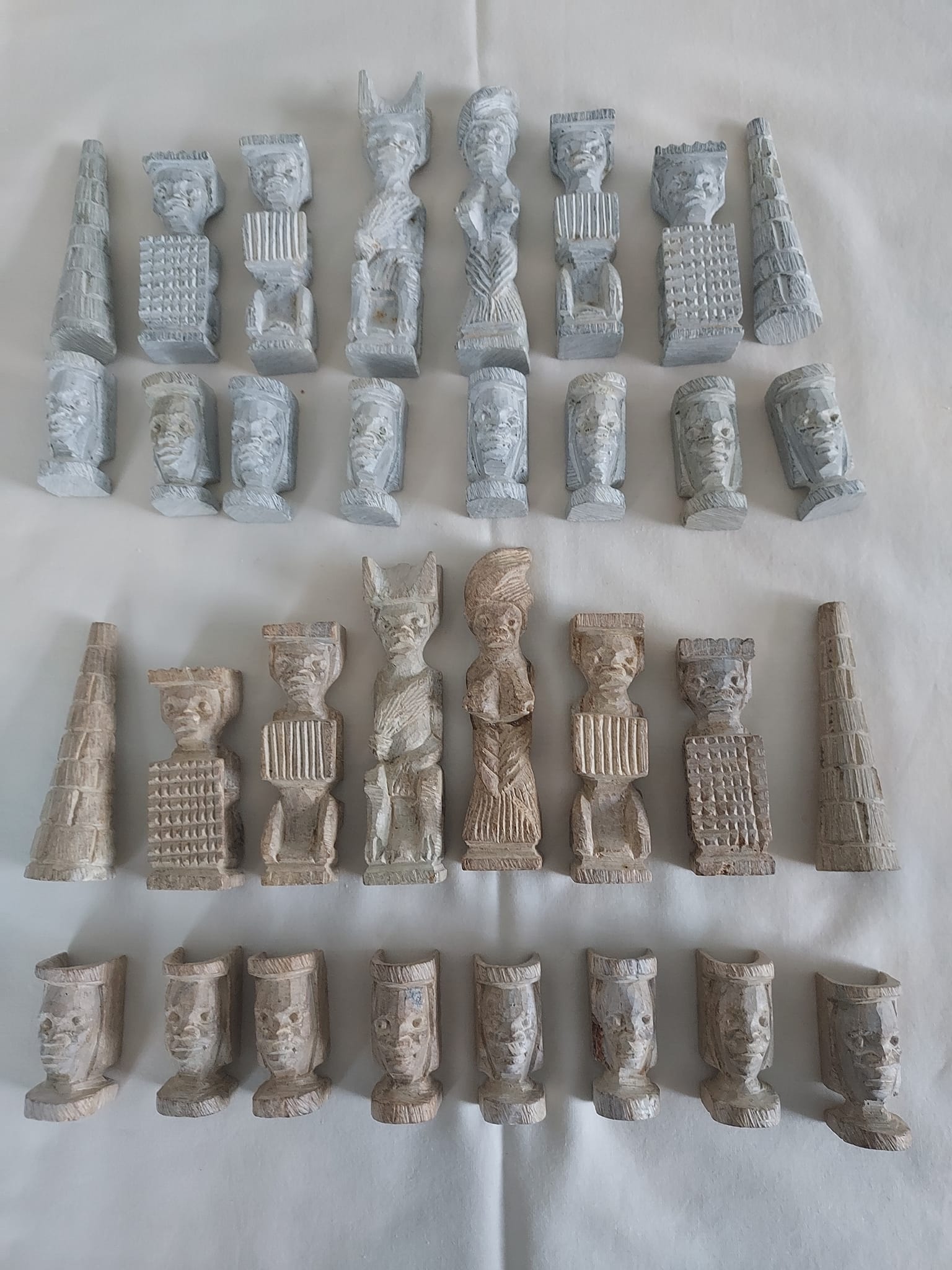 I have a Rhodesian/Zimbabwean chess set carved from soapstone I