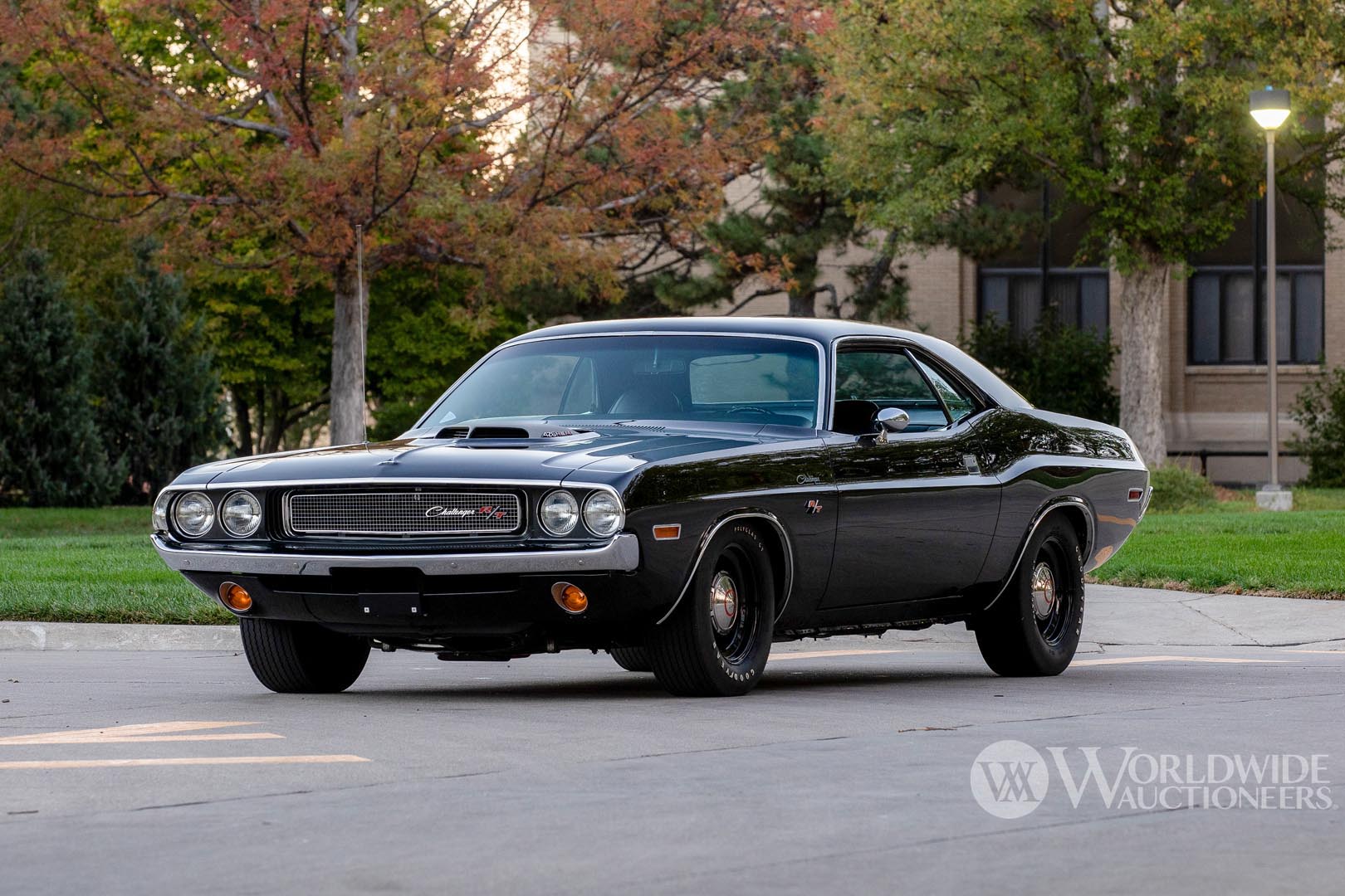 HEMI muscle still hitting hard. This 1970 Dodge Challenger R/T