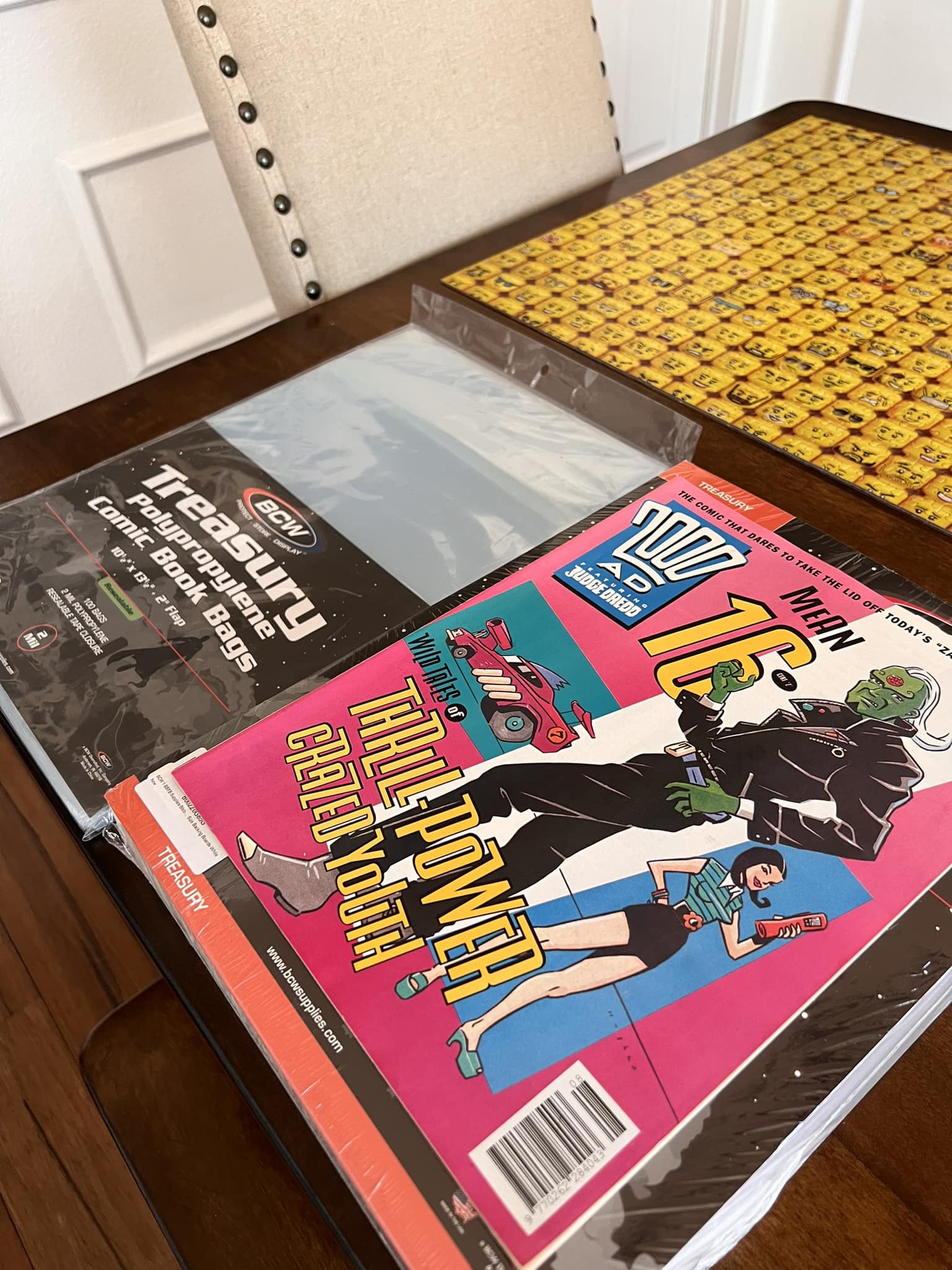 BCW 1000 Resealable Comic Book Bags + Boards – Modern Size, Acid-Free Storage