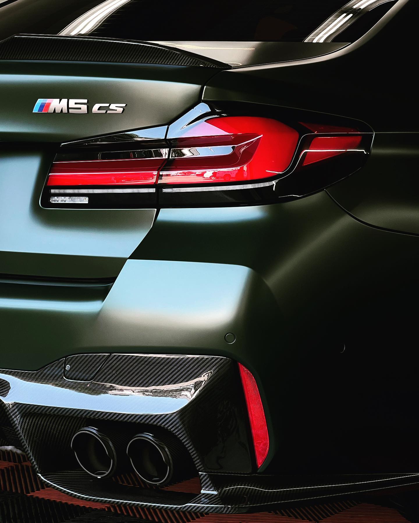 Close up on the BMW M5 CS rear... - BMW Car Club of America