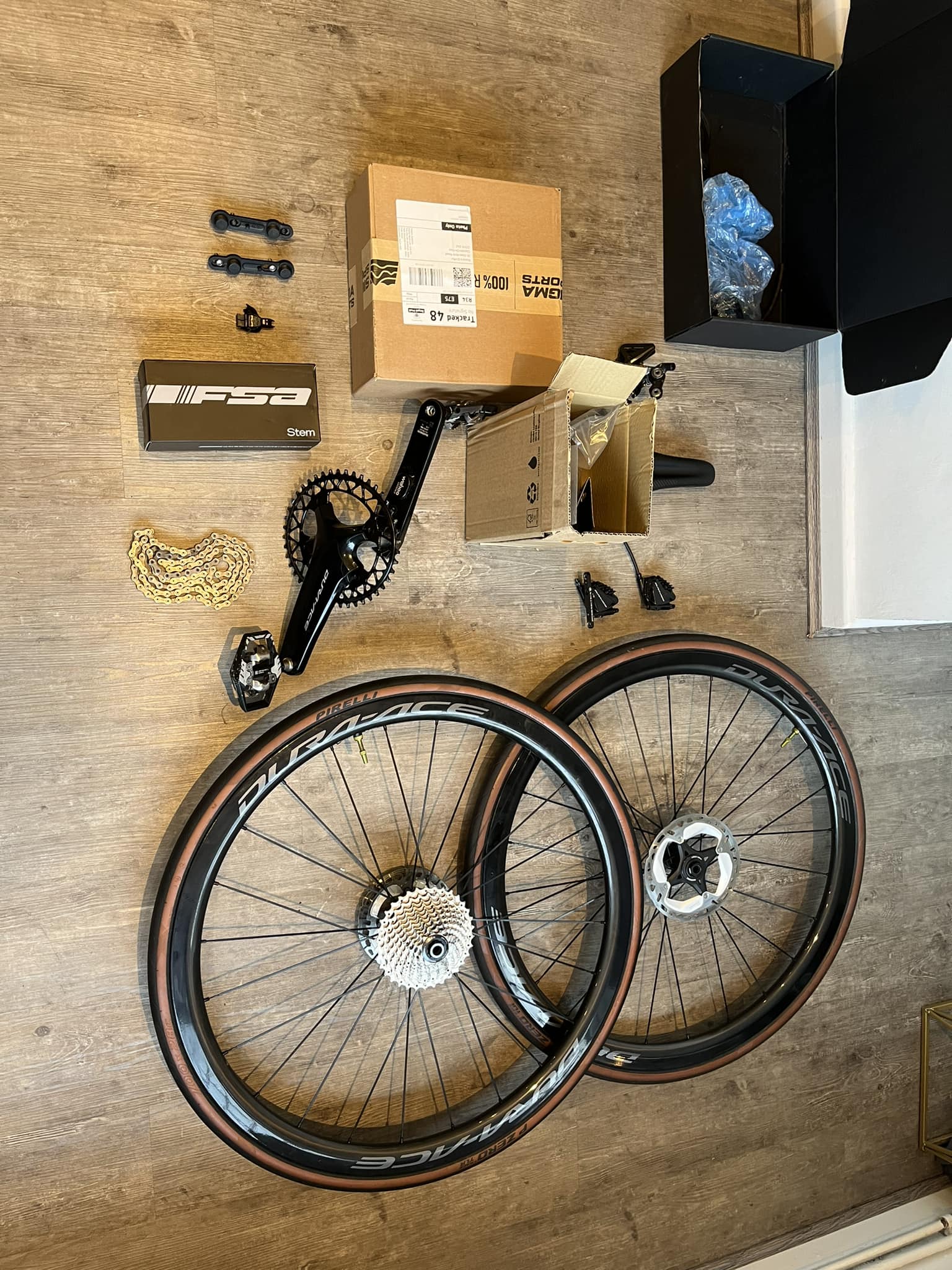 Prefer riding my 725 frame bike with Dura Ace C40 wheels