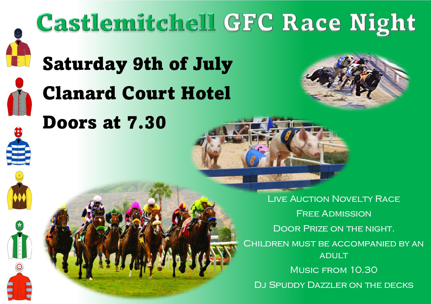 Castlemitchell GFC - Our BIG screen race night is on Saturday 9th of ...
