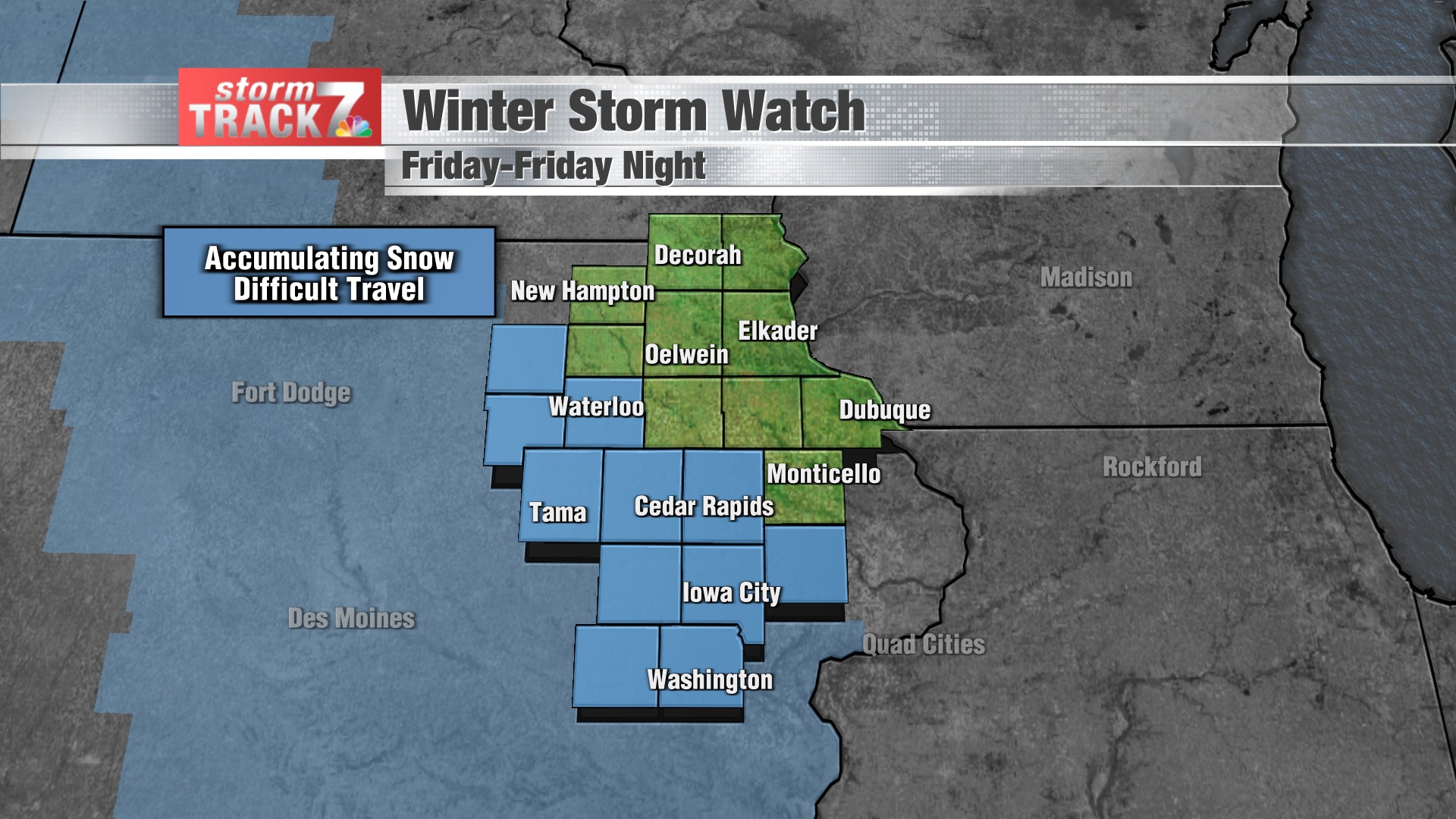 A Winter Storm Watch is in effect... - KWWL Storm Track 7 | Facebook