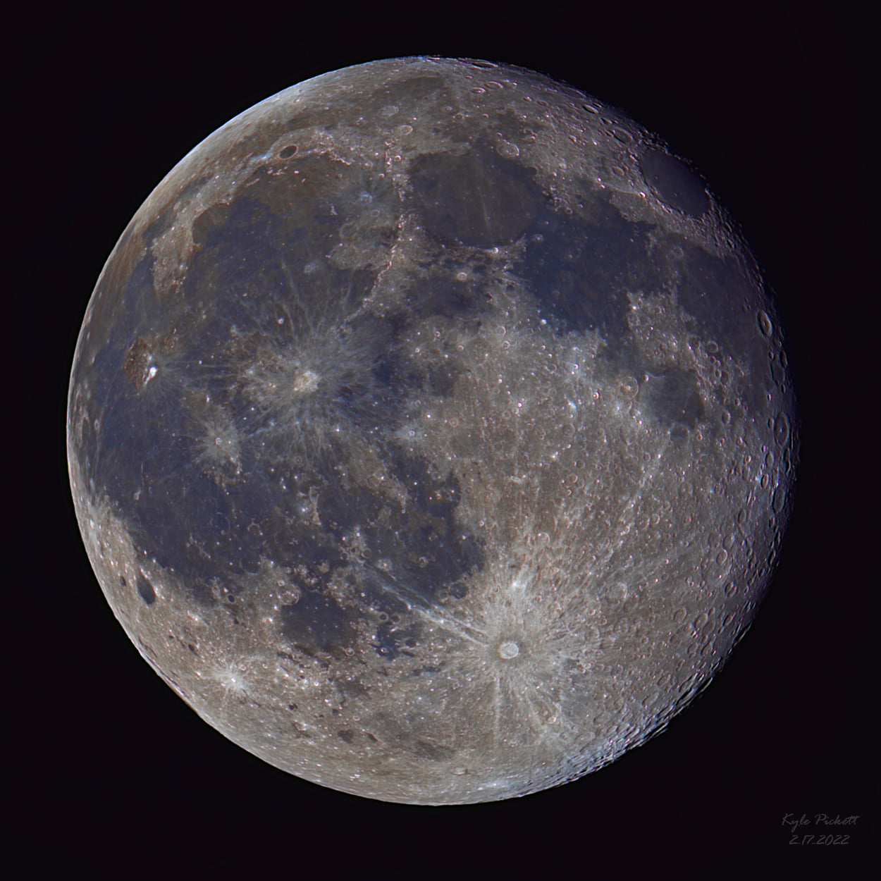 99.3% Illuminated Moon Photographed with Acuter Phoenix Elite and