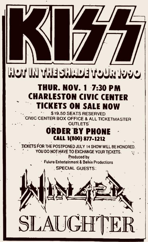 On this date in 1990: The 'Hot In The Shade' world tour brought
