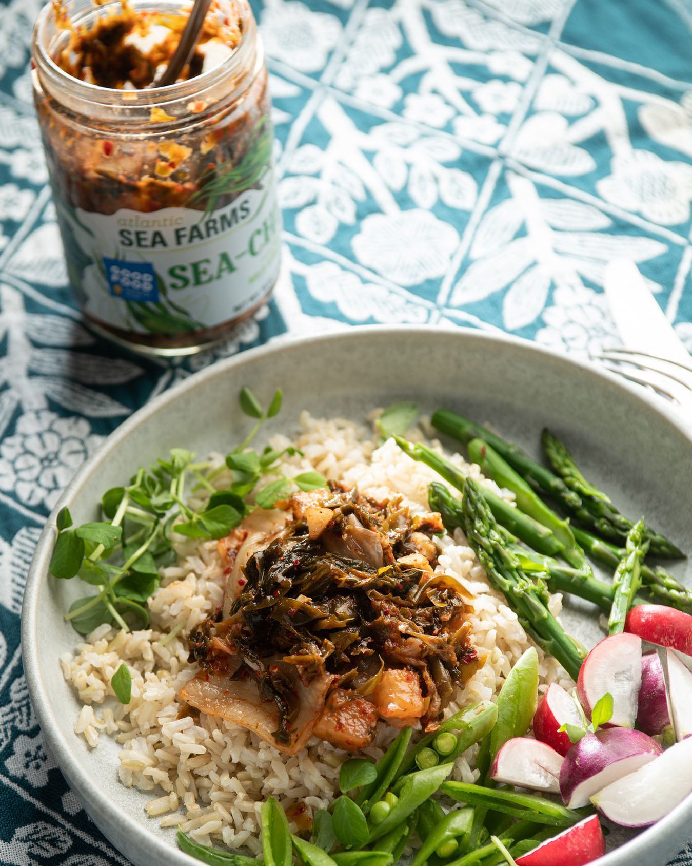 How to Kelp: rice + seasonal veggies... - Atlantic Sea Farms