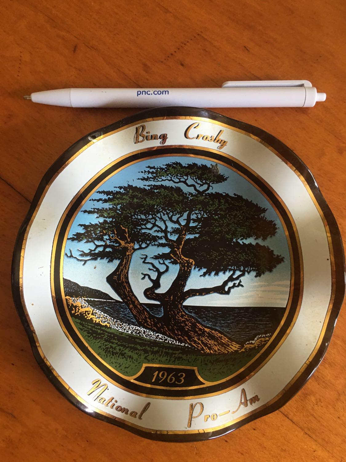Bing Crosby signed whiskey bottle from 1959