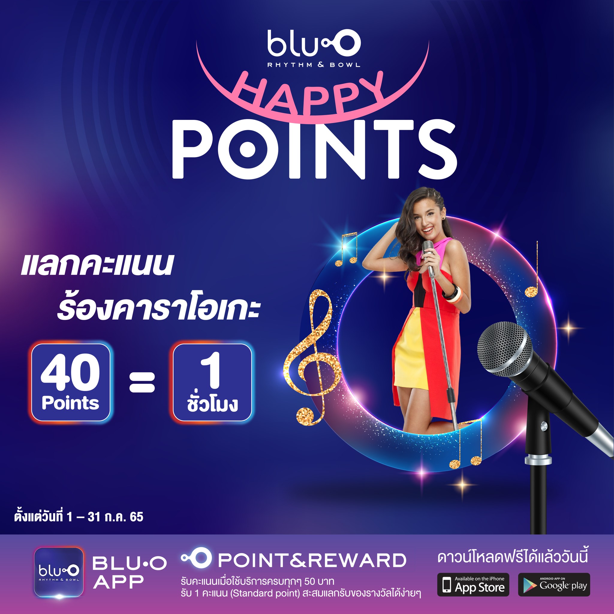 Blu-O Friends - 💫Happy Points💫 แลก 40 คะแนน 🟰... | Facebook