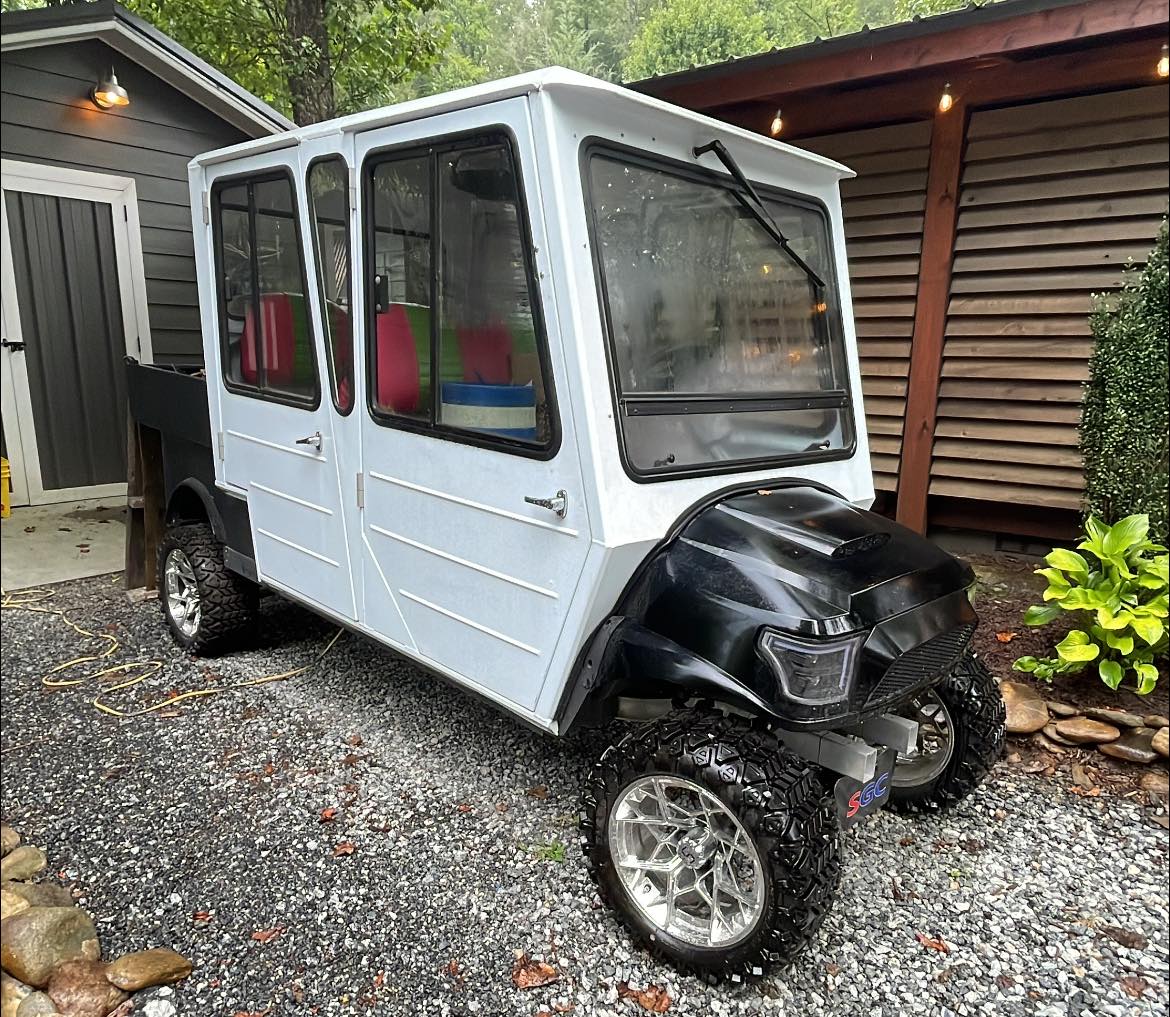 Used her to pull my utility trailer around while trimming trees. | Facebook