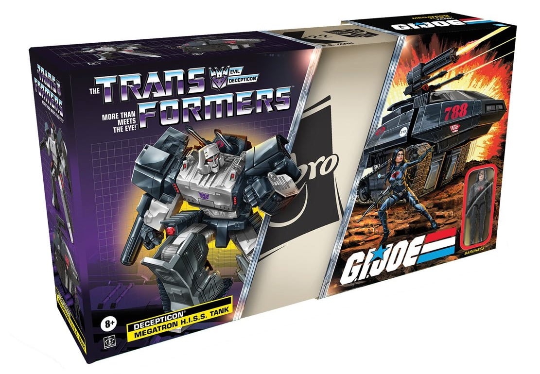 Hasbro has unveiled a Megatron figure that transforms into a HISS