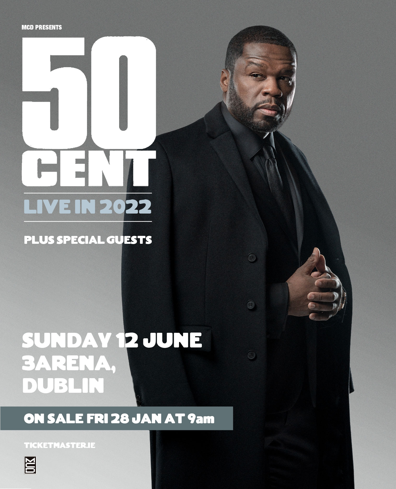 MCD - NEWS ⚡️ LEGENDARY rapper 50 Cent has announced his...