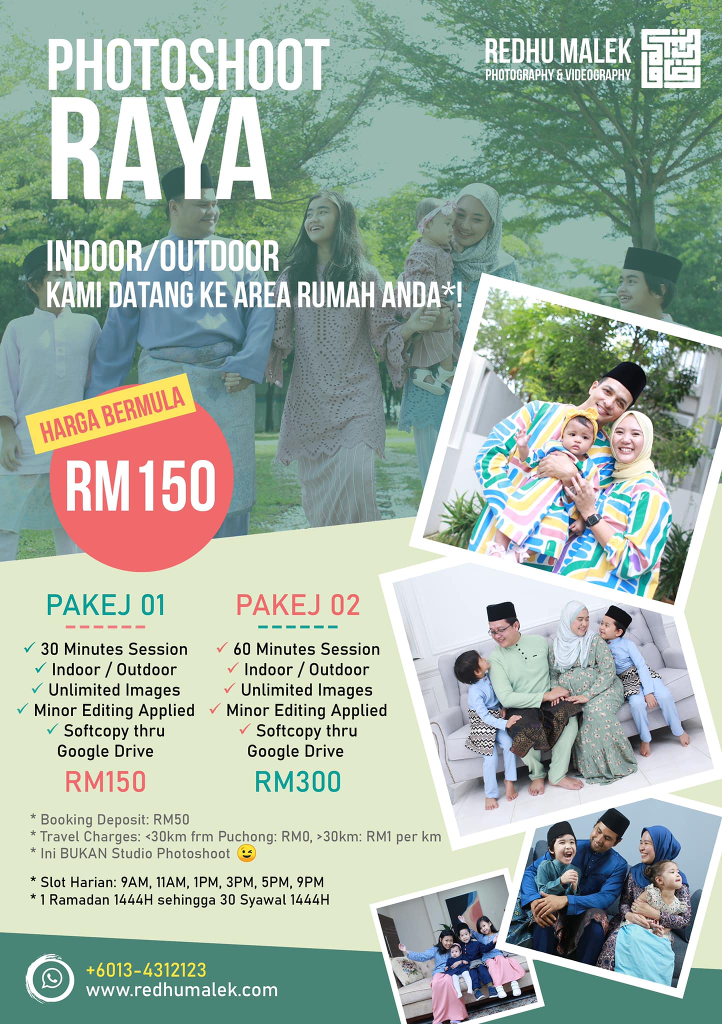 Redhu Malek - Jom Photoshoot RAYA! Shoot indoor atau... | Facebook