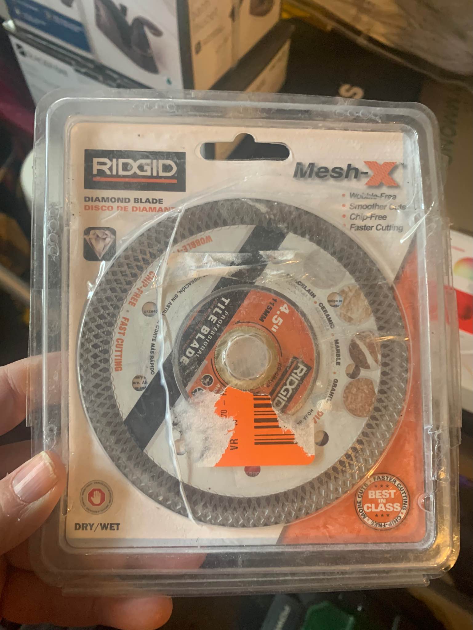 7.3cm Diamond Edge Grinding Wheel - Brazed Abrasive Flat Lap Wheel For Stone, Marble, Ceramic (1.0cm Height)