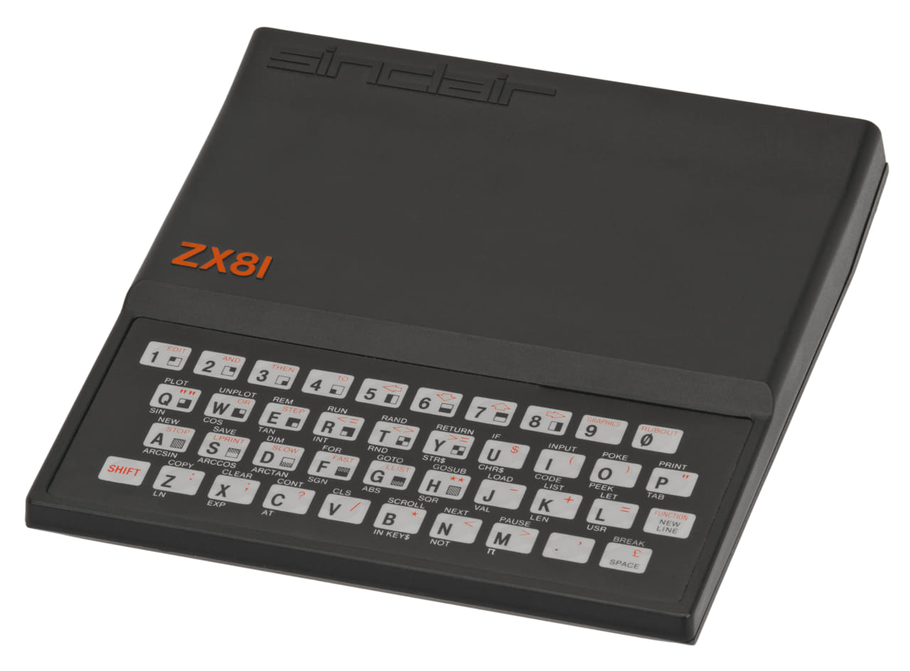 Sinclair ZX81 with 16KB memory expansion
