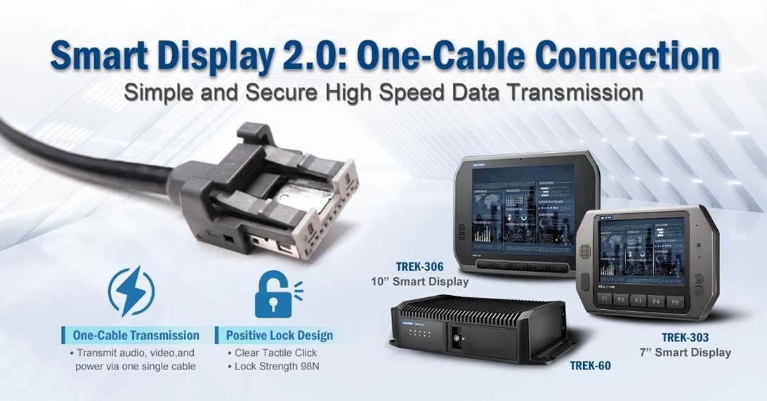 Advantech - 【One-Cable Connection】 Secure data transmissions with a ...
