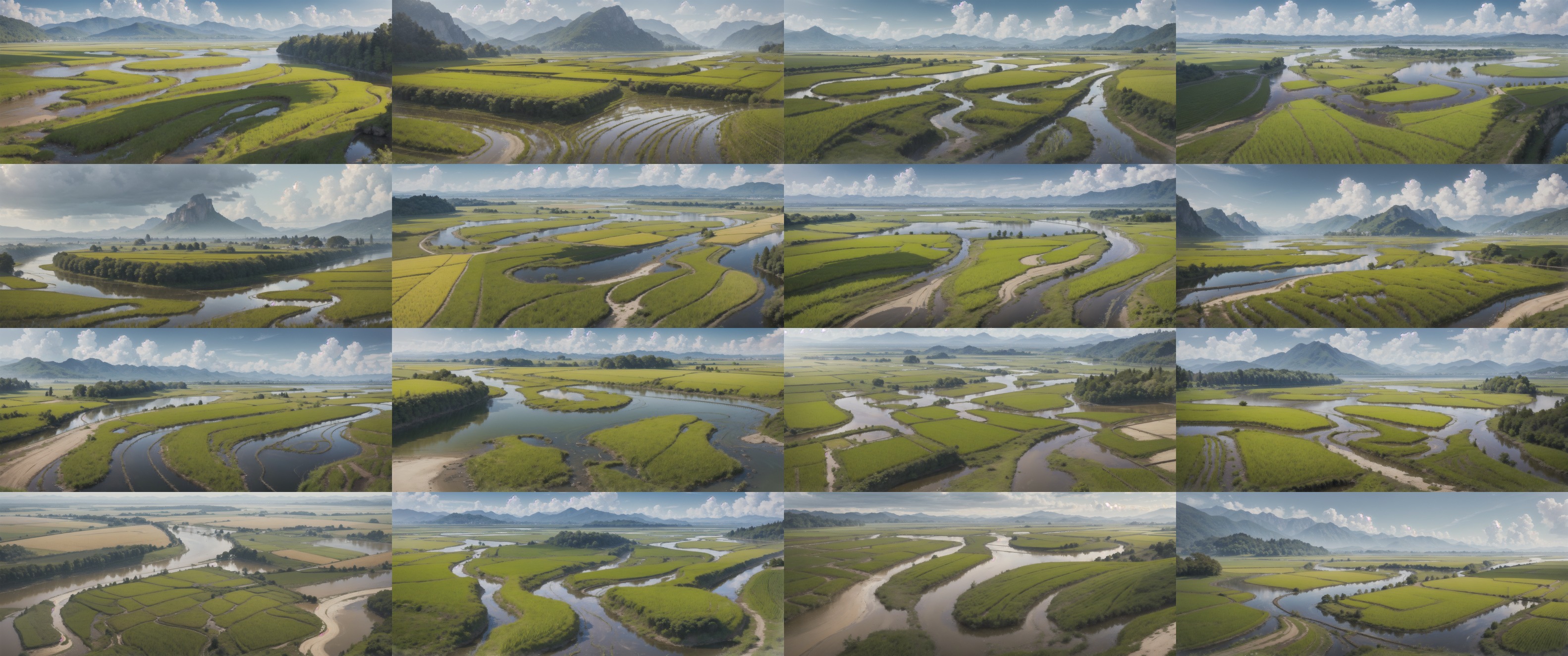 Stable Diffusion Thailand | fantasy world panorama view, landscape ...