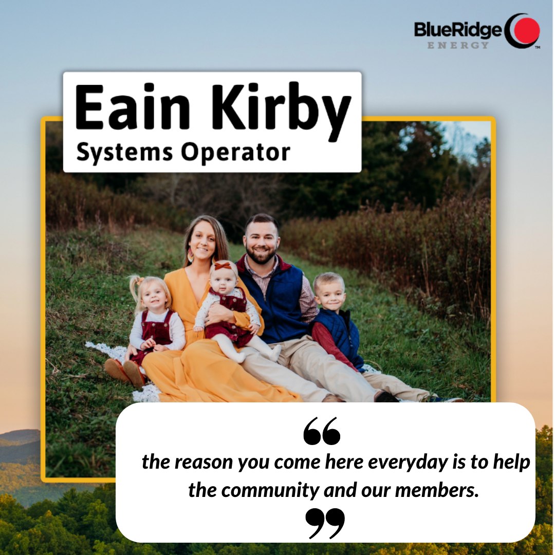 Meet the People Behind the Power! Eain... - Blue Ridge Energy | Facebook