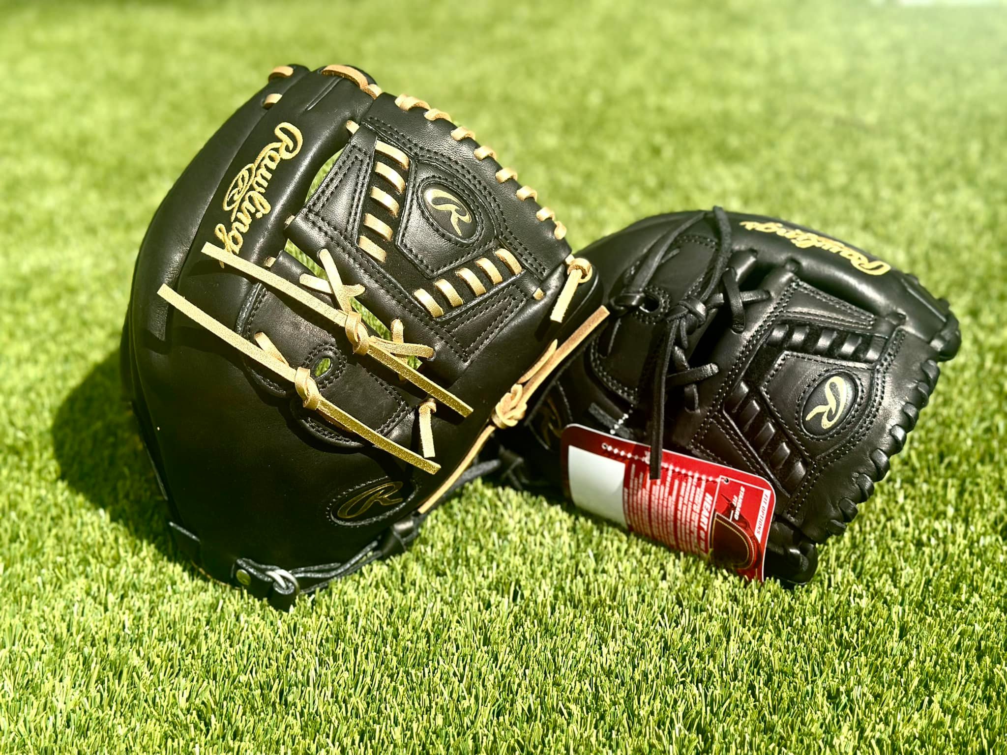 Gant De Baseball Rawlings Gold Glove Series - 1ère Base, 13 Pouces, Droitier, Cuir Marron - Occasion