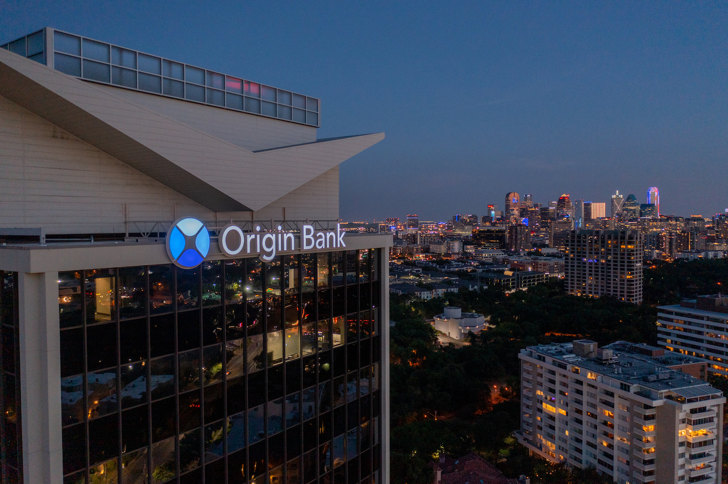 Origin Bank - The Uptown Dallas skyline just got brighter!...
