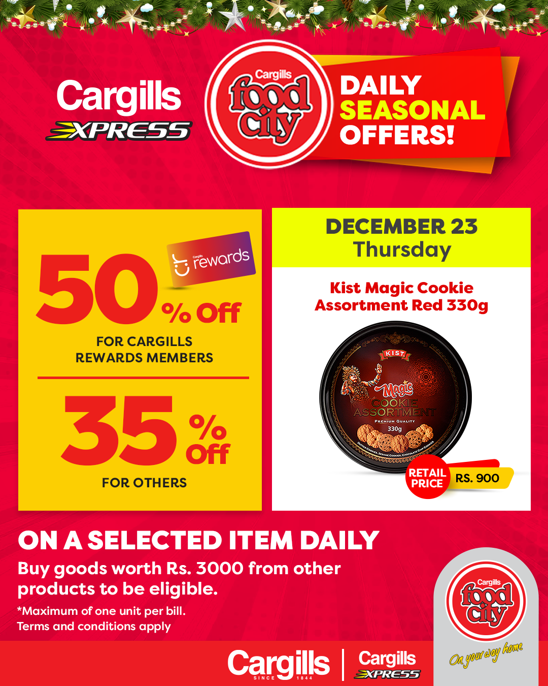 This festive season, Cargills Rewards... - Cargills FoodCity