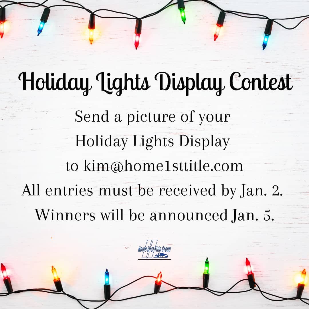 🎄 Show us your lights! 🎄 Entry is... - Home First Title Group | Facebook