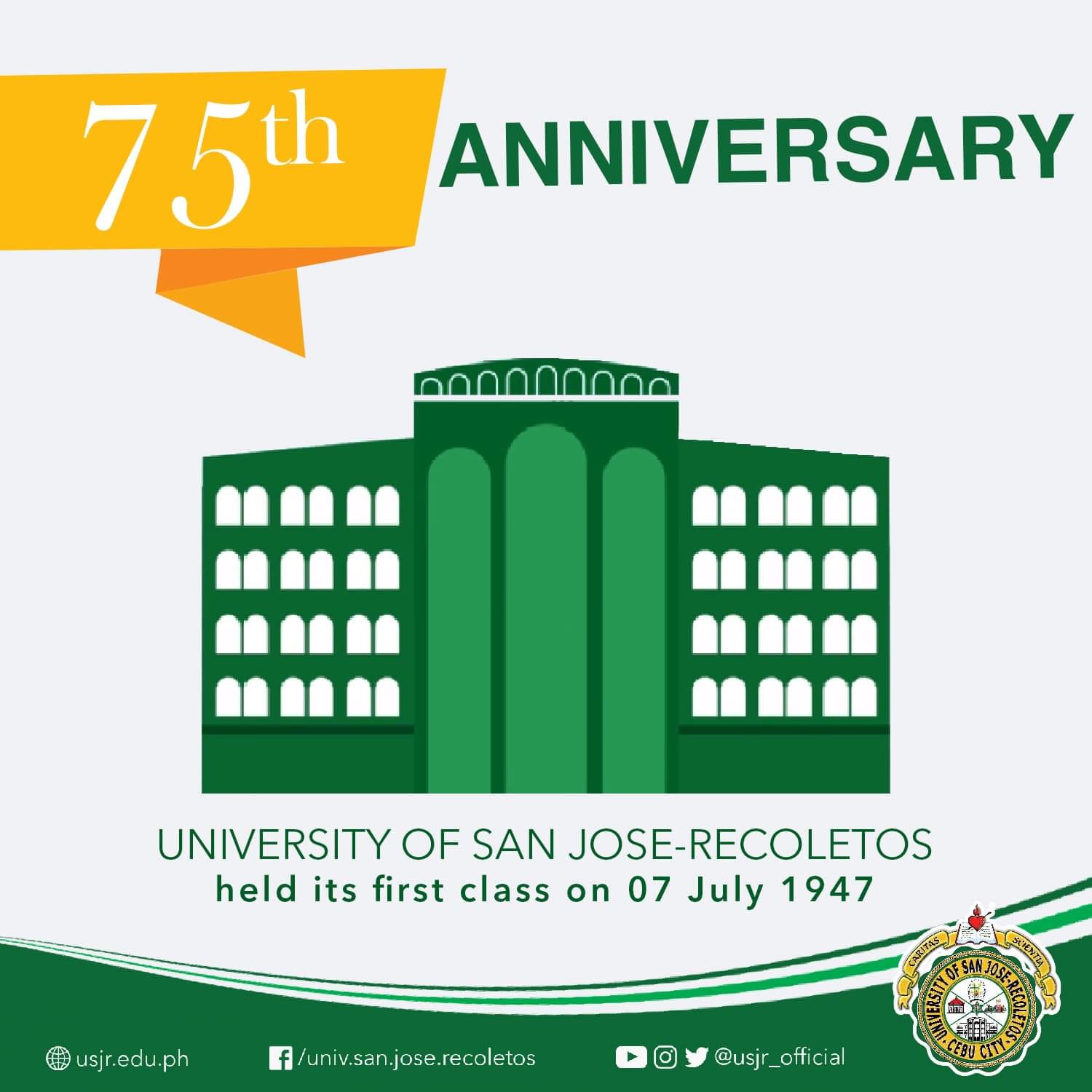 University of San Jose- Recoletos - TODAY IN HISTORY Exactly 75 years ...