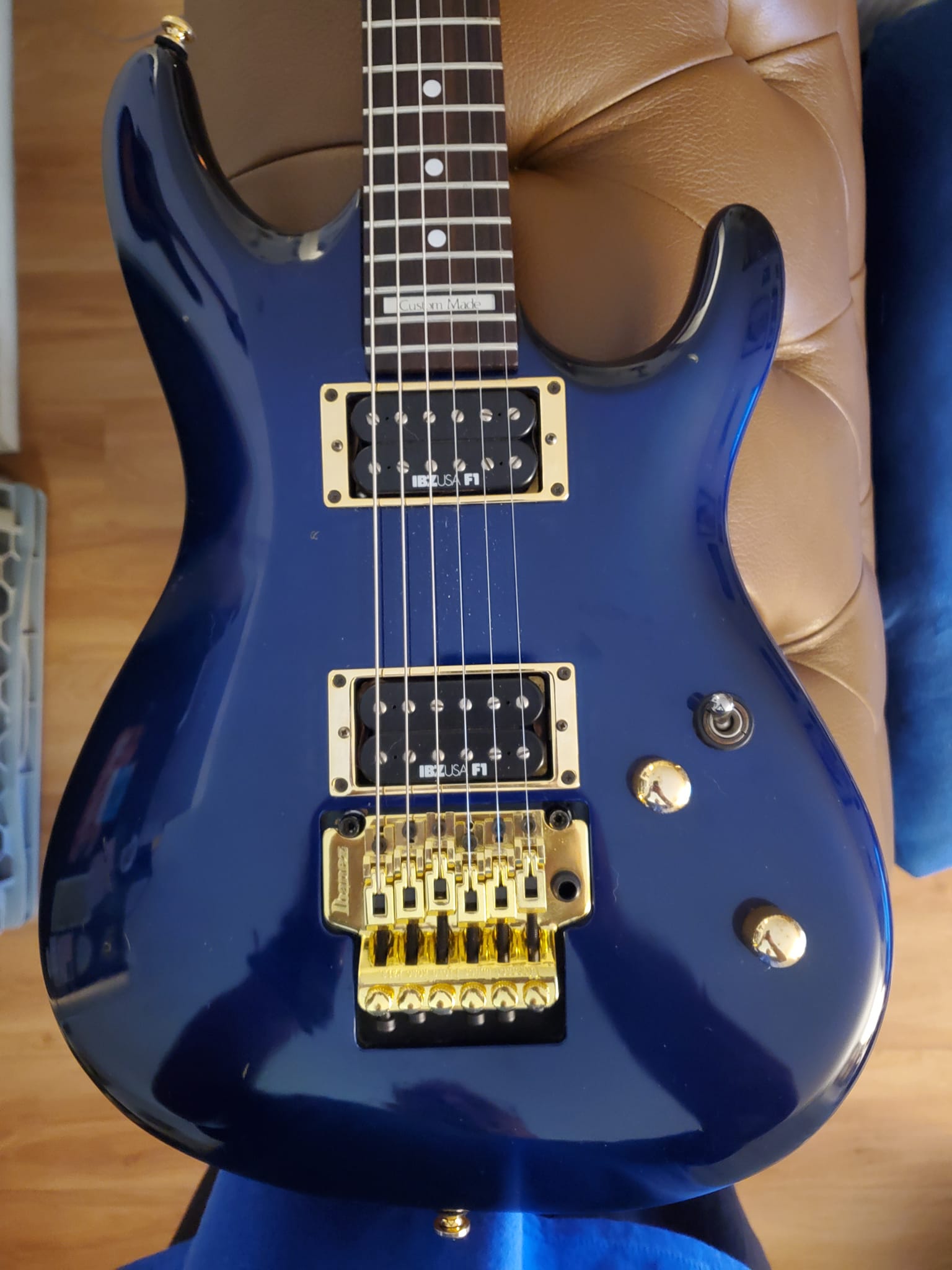 1989 Ibanez 540R guitar in Jewel Blue