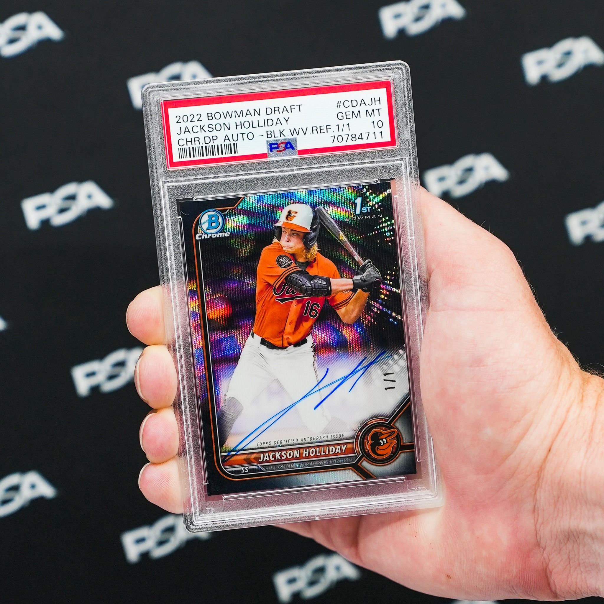 JUST PULLED: Jackson Holliday 1/1 Logoman rookie card
