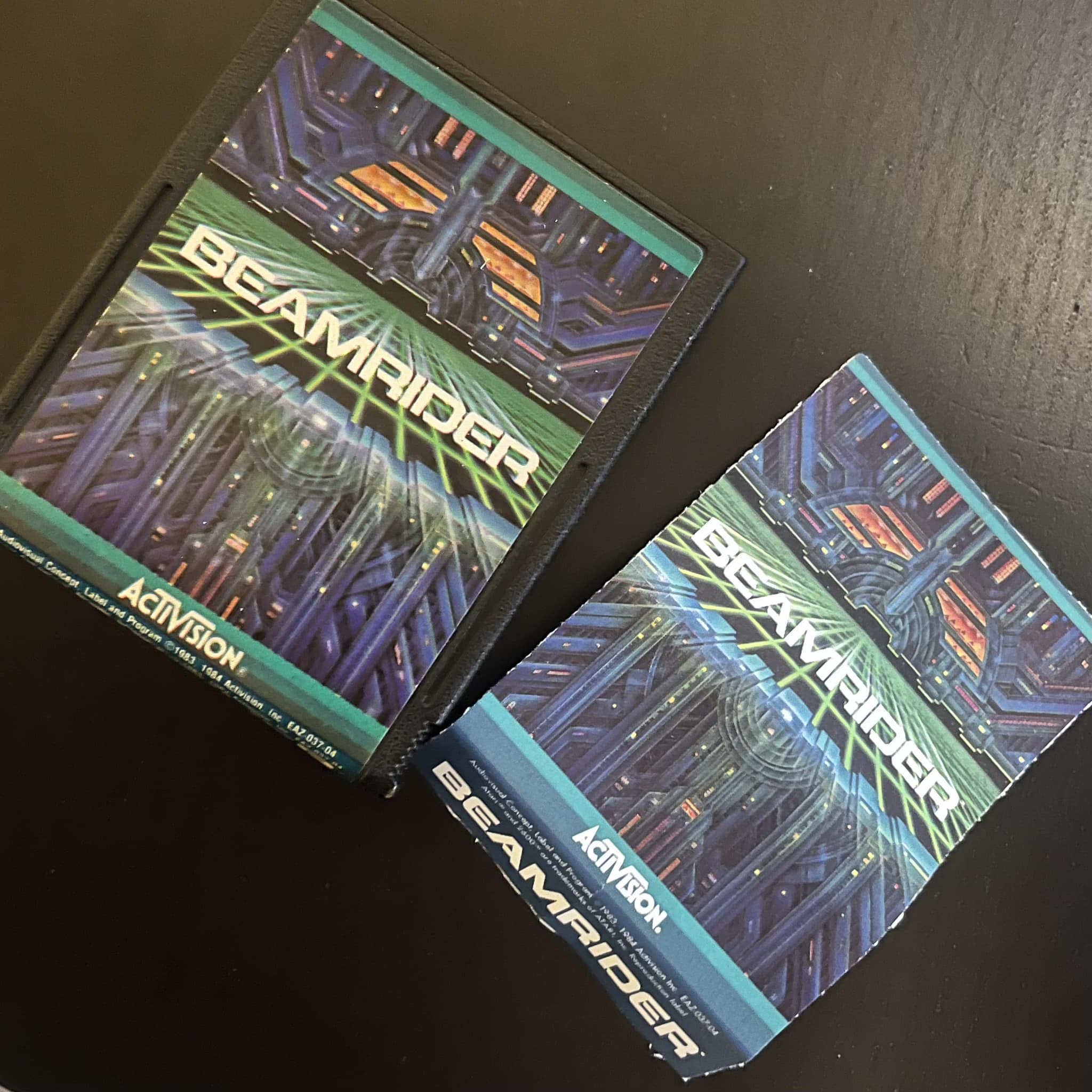 Jeu Atari 2600 Beamrider - État Correct, Fonctionnel, Version PAL France