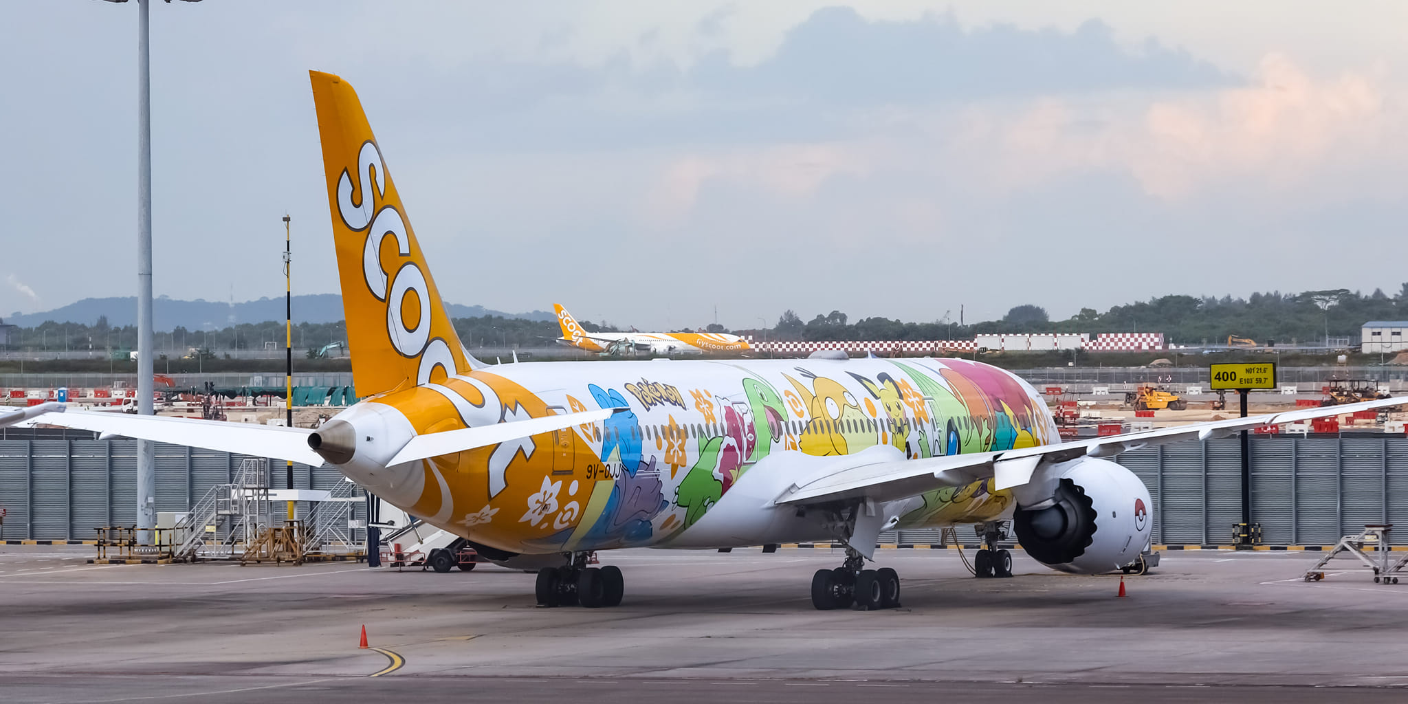 Scoot Boeing 787-9 Dreamliner 9V-OJJ cn: 37131 Narita