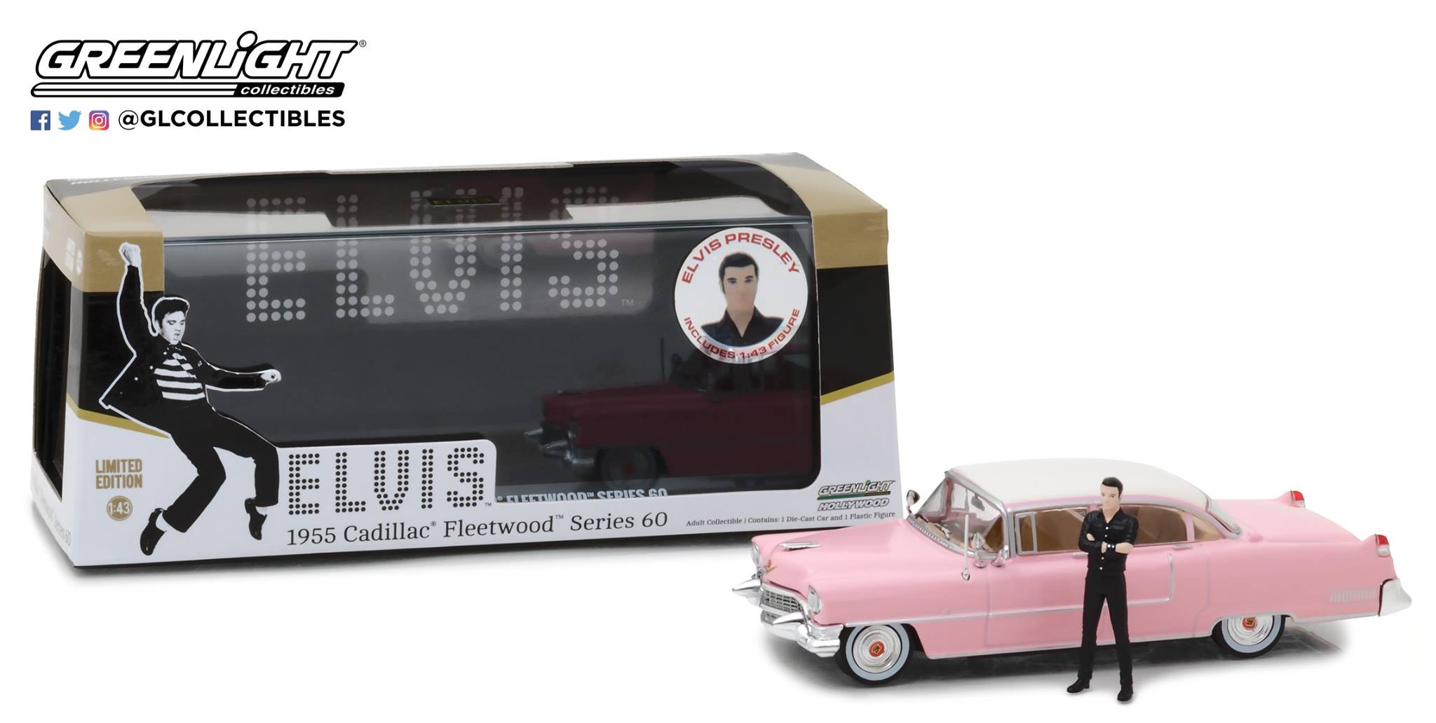 This 1:24 scale 1955 Cadillac Fleetwood takes its styling cues