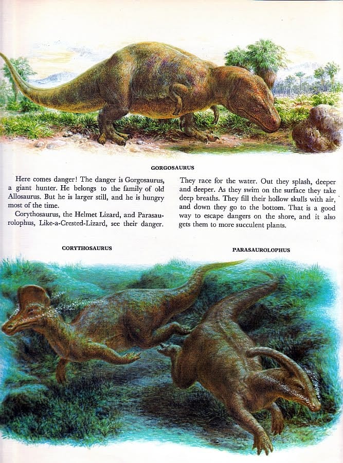 Walter Simonson's favorite childhood book on dinosaurs